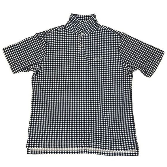 Fairway and Green longboat key club size large checkered golf shirt - Picture 1 of 3